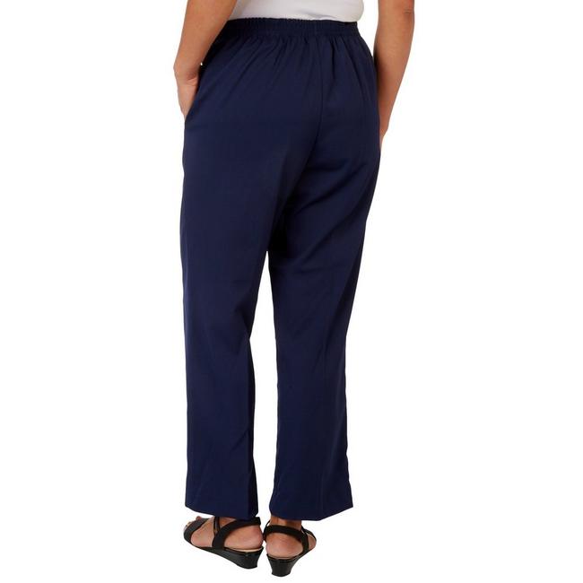 Alfred Dunner Womens Proportioned Short Solid Studio Pant | Bealls Florida