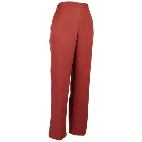Alfred Dunner Womens Proportioned Medium Solid Studio Pant