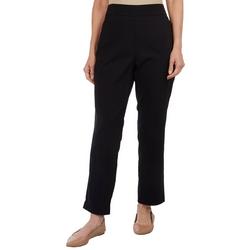 Womans 30 in. Solid Tummy Control Pocket Pant