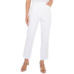 Womens 29in. Solid Pull On Pants
