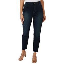 Recreation Womens 28 in. Solid Hi-Rise Skinny Jeans