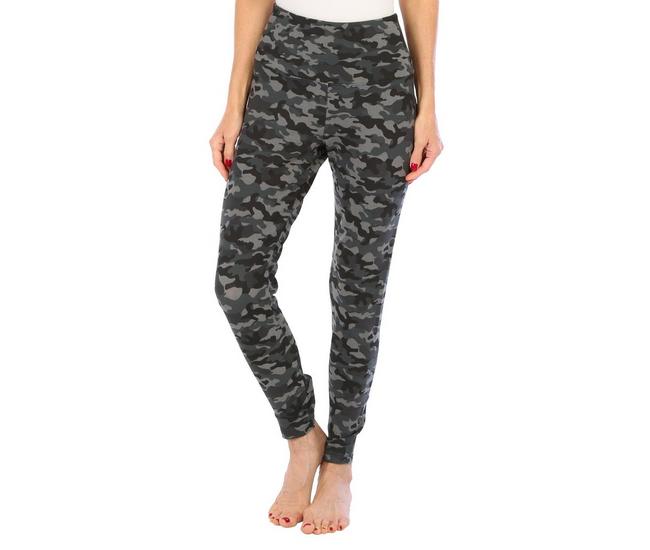 90 Degree By Reflex Lux Camo High Waisted Ankle Leggings In Camo