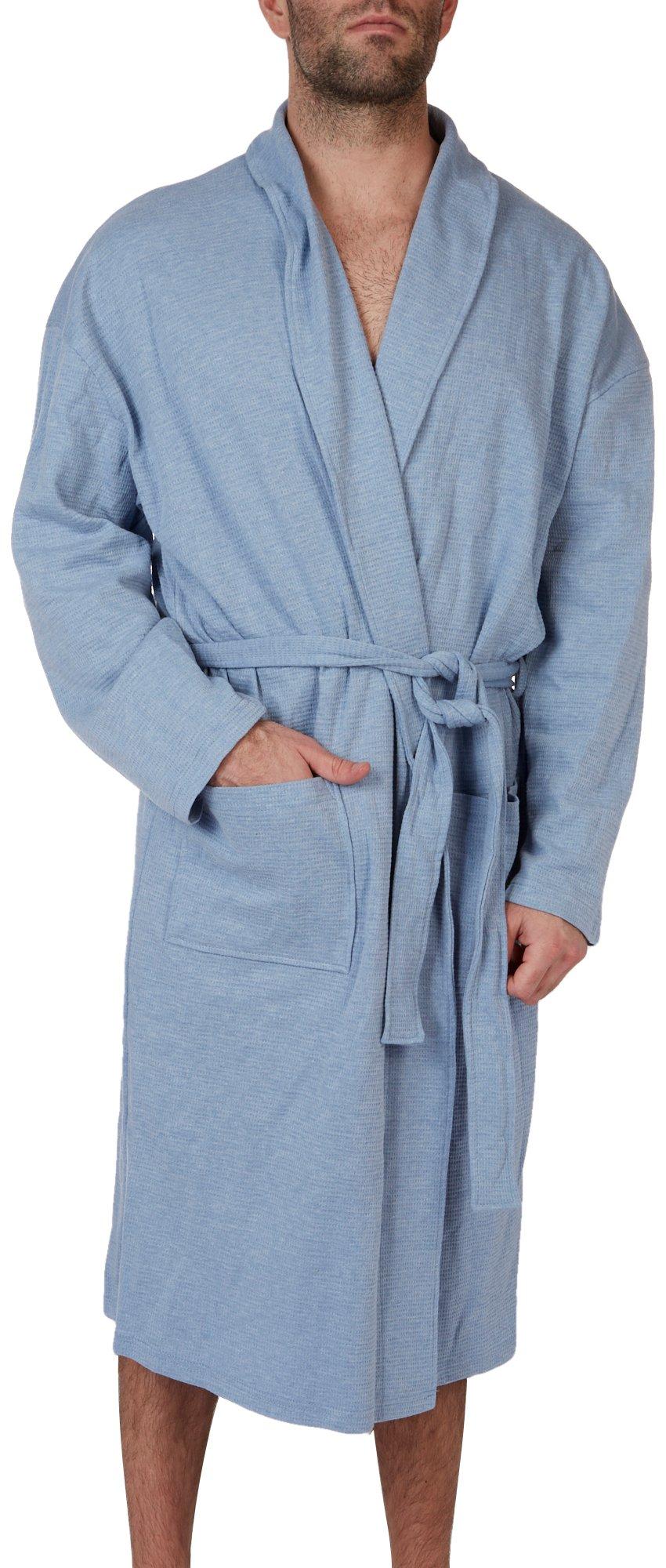 Ande Mens Textured Thermal Sweater Robe
