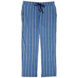Mens cozy Luxe Atomic Stripe Print Pajama Pants