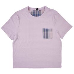 Ande Mens Stripe Print Pocket Short Sleeve Sleep T-Shirt