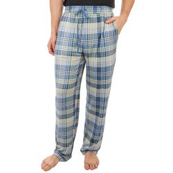 Ande Mens Plaid  Elastic Waist Pajama Pants