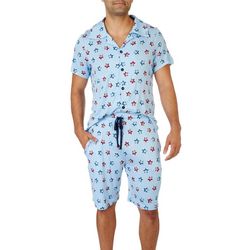 Ande Mens 2-Pc. Americana Starts Pajama Set