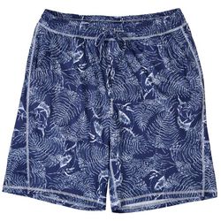 Reel Legends Mens Sailfish Frond Pajama Shorts