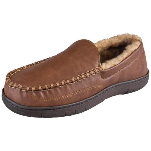 Haggar Mens Smooth Venetian Stitched Slippers