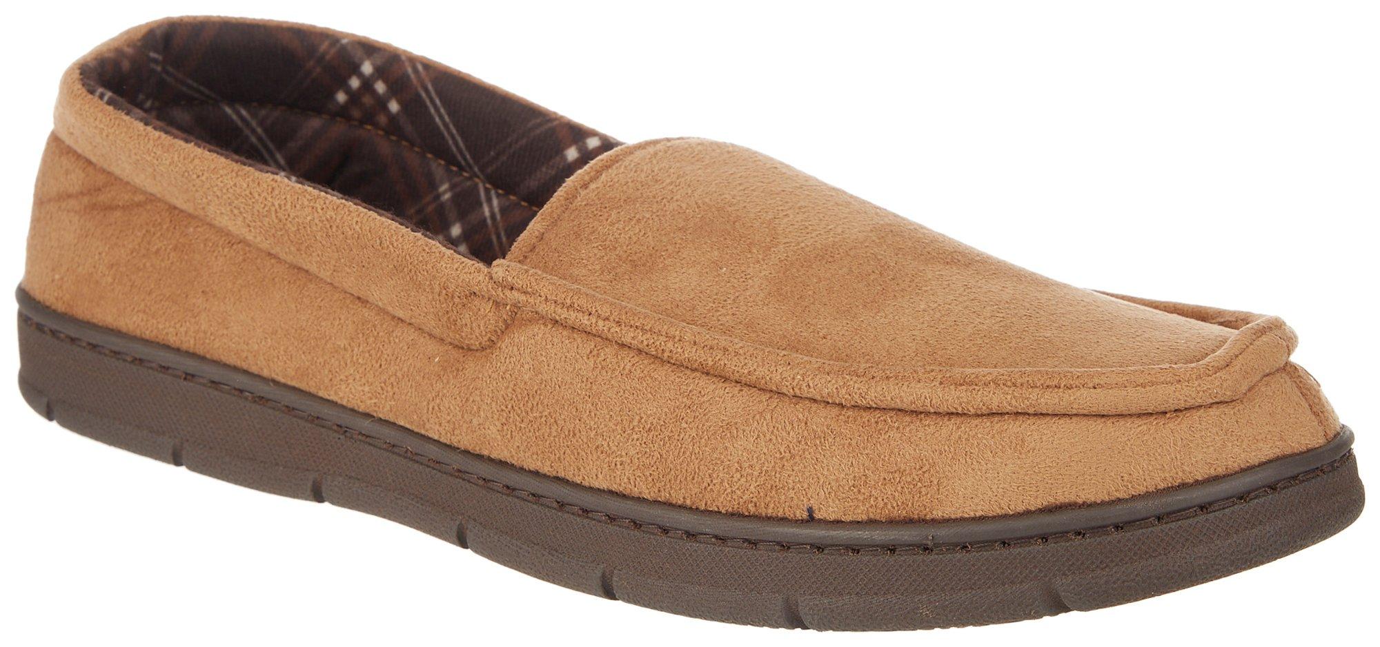 Wembley Mens Microsuede Venetian Memory Foam Slippers