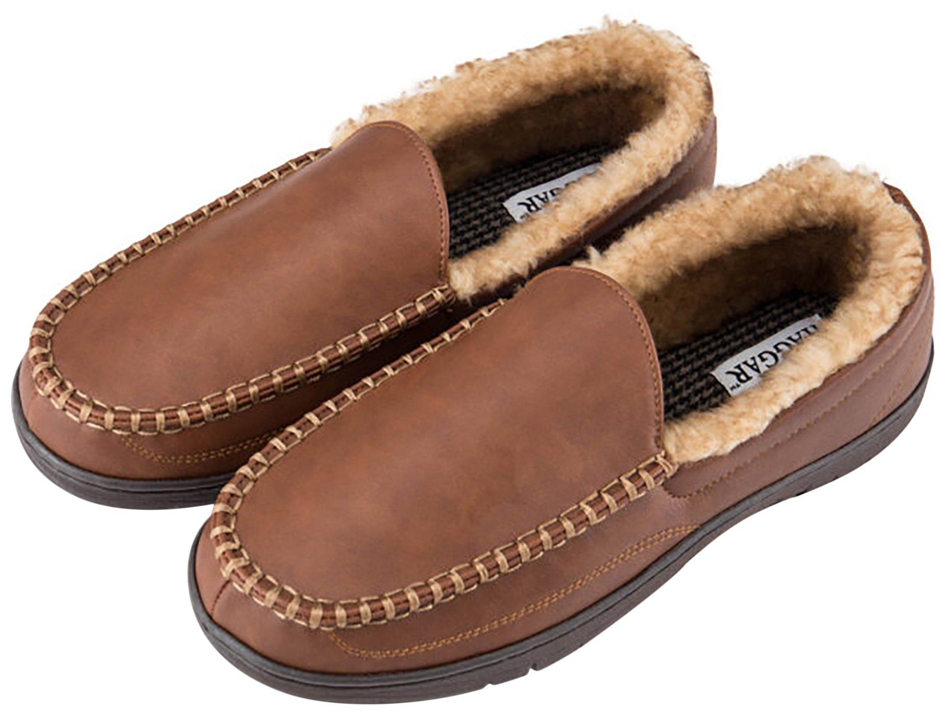 Zigzagger men's discount microsuede moccasin slippers