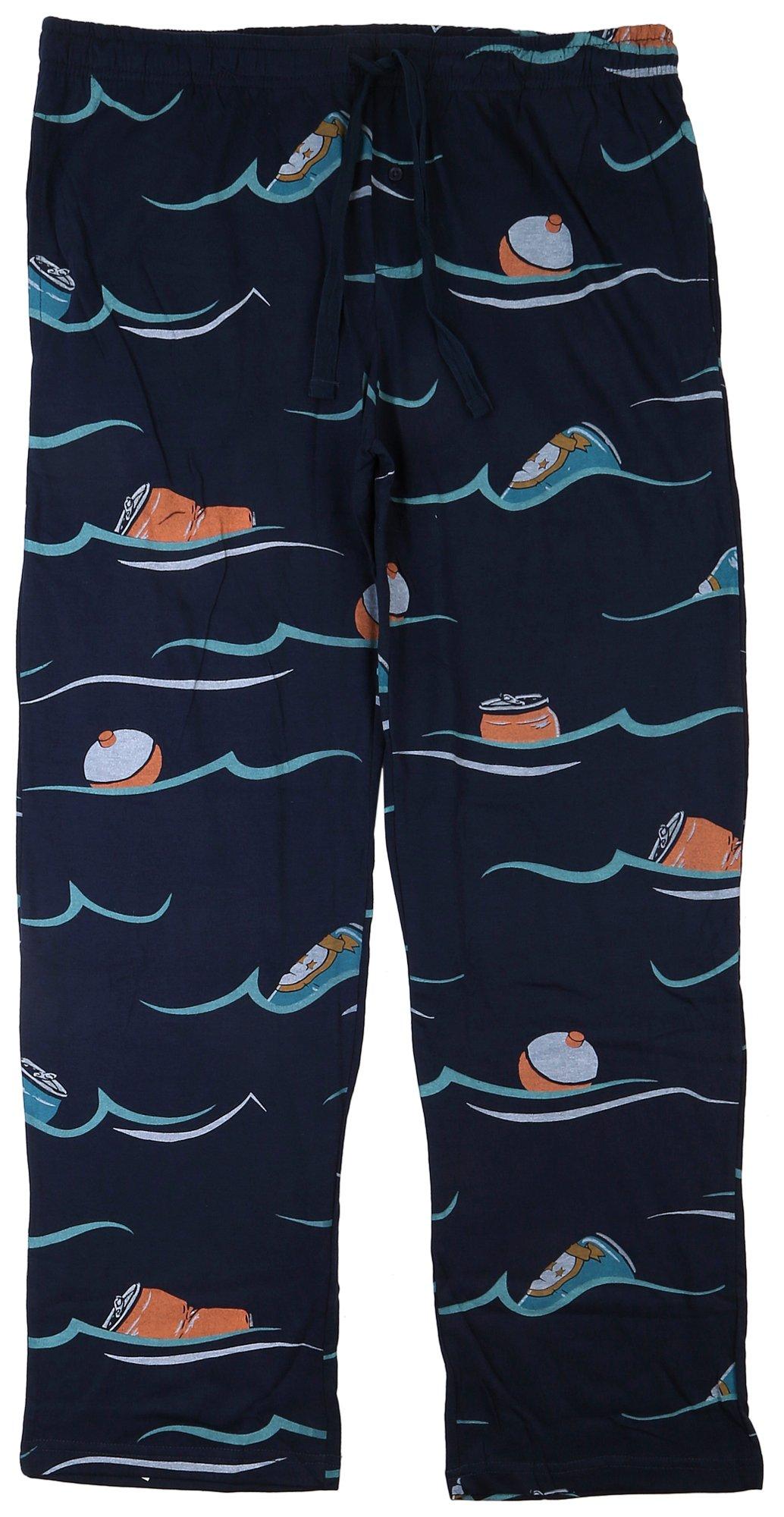 Ripple Junction Mens Bouy and Beer Can Print