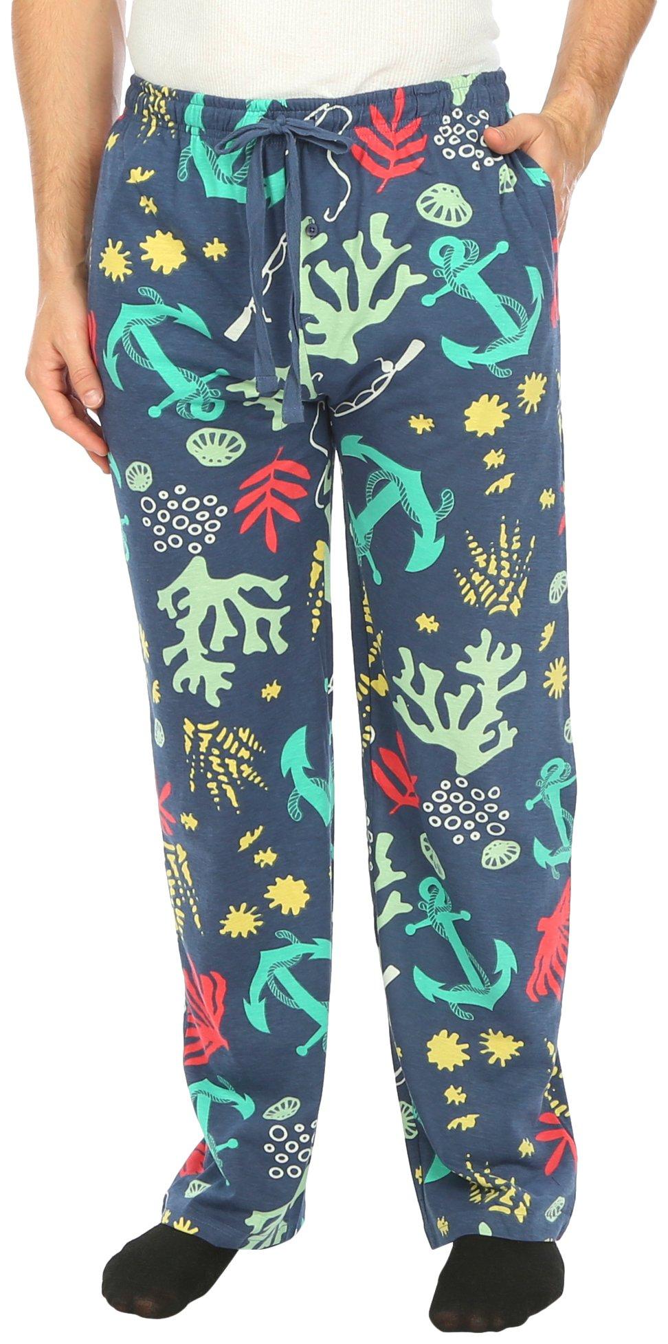 Shark Pajama Pants for Men Lightweight Sleep Lounge Pant with Pockets Pjs  Bottoms at  Men's Clothing store