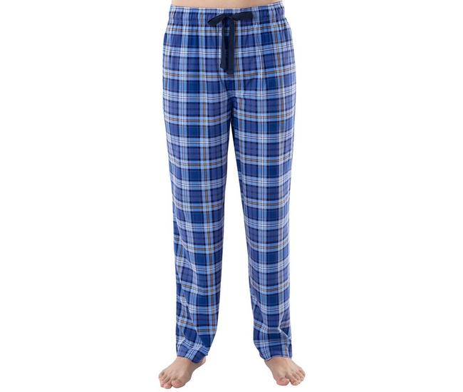 Men's Minky Fleece Sleep Pants - Blue Plaid  Flannel pajama bottoms, Blue  plaid, Flannel pajamas