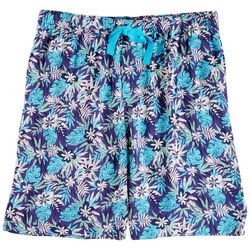 IZOD Mens Tropical Print Pajama Shorts