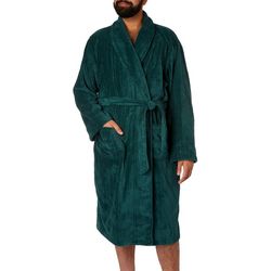 IZOD Mens Drop Needle Comfort Pocket Robe
