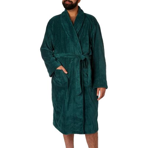 IZOD Mens Drop Needle Comfort Pocket Robe