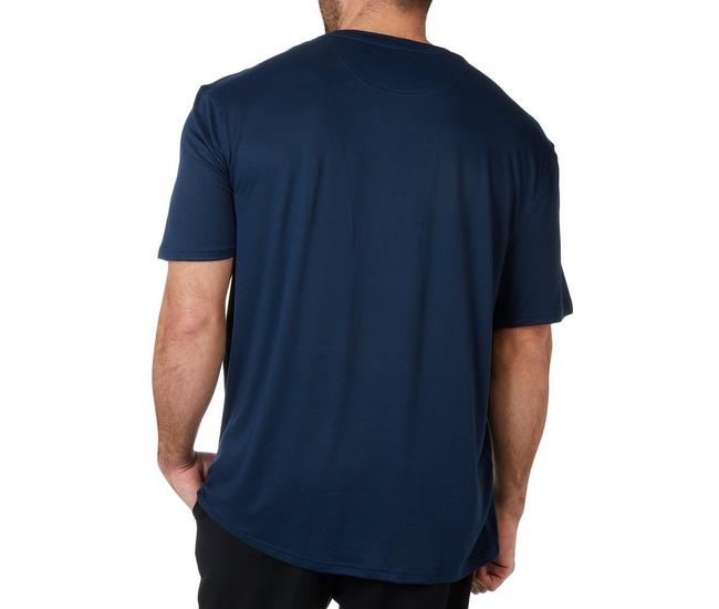 Reel Legends Women's Short Sleeve V-neck Shirt Size XL blue
