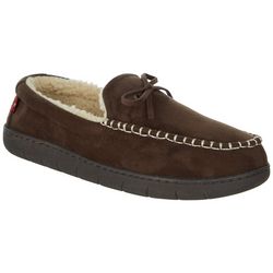 Levi's Mens Faux Suede Sheepskin Stitched Slippers