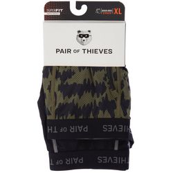 Pair of Thieves Mens 2-pk. Camo & Solid SuperFit Briefs