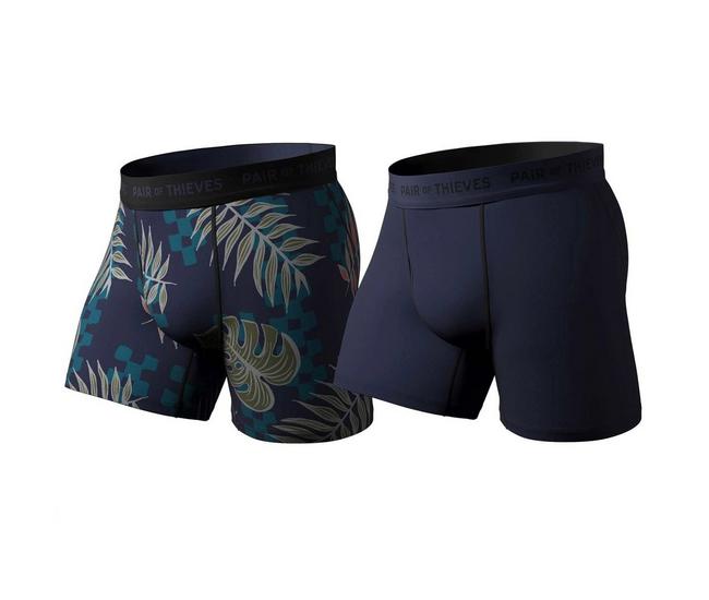  Pair Of Thieves Super Fit Mens Solid Boxer Briefs