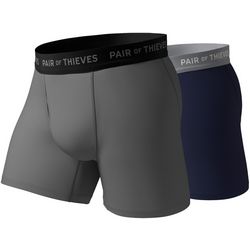 Pair of Thieves Mens 2-pk. Solid Core Briefs