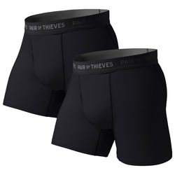 Pair Of Thieves Mens 2-pk. Solid Boxer Briefs