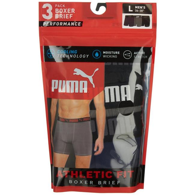 Puma Mens 3-pk Performance Boxer Briefs | Bealls Florida