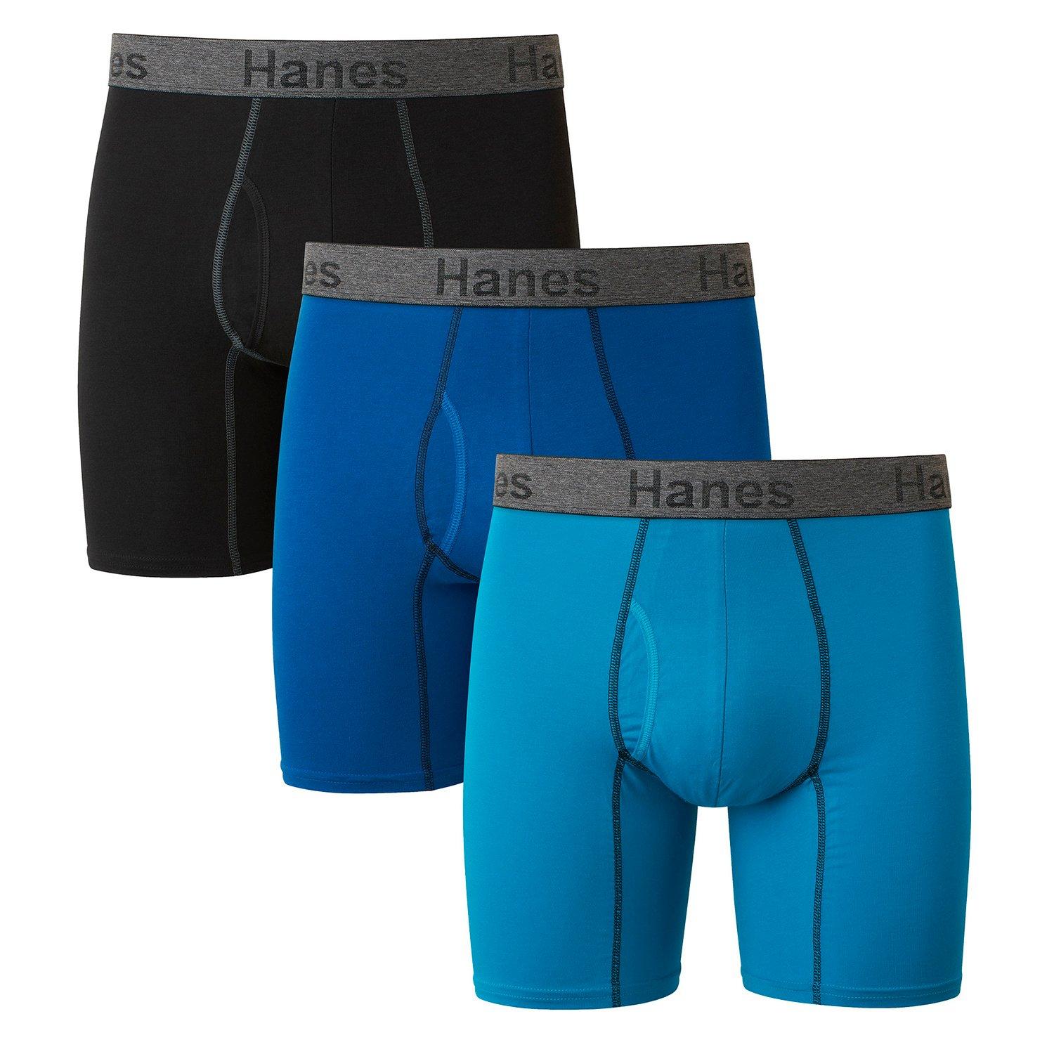 Buy a Hanes Mens X-Temp 5Pk Tagless Underwear Boxer Briefs