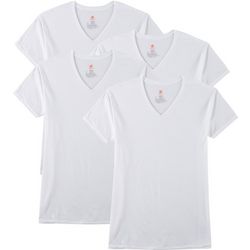 Hanes Mens 4-pk. Ultimate Comfort Fit V-Neck T-Shirts