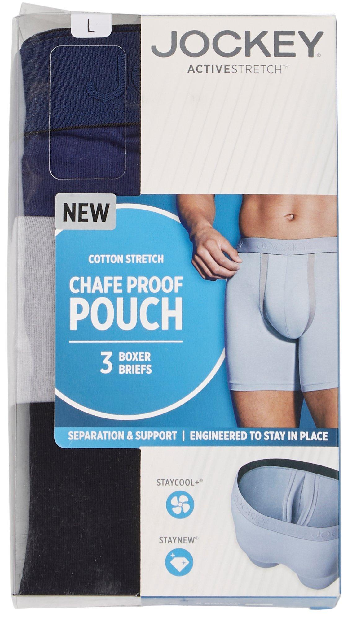 Jockey LIFE Men's Underwear - 3pk Stretch Boxer Brief 