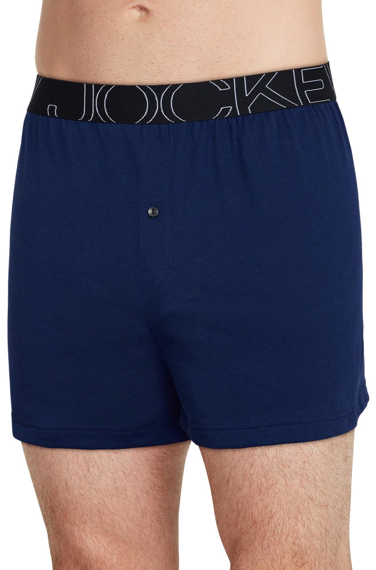 Mens 1-pk. Single Hanging Solid Knit Boxers