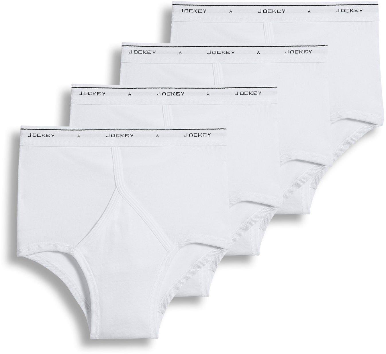 Jockey Mens Classics 4-pk. Full Rise Briefs