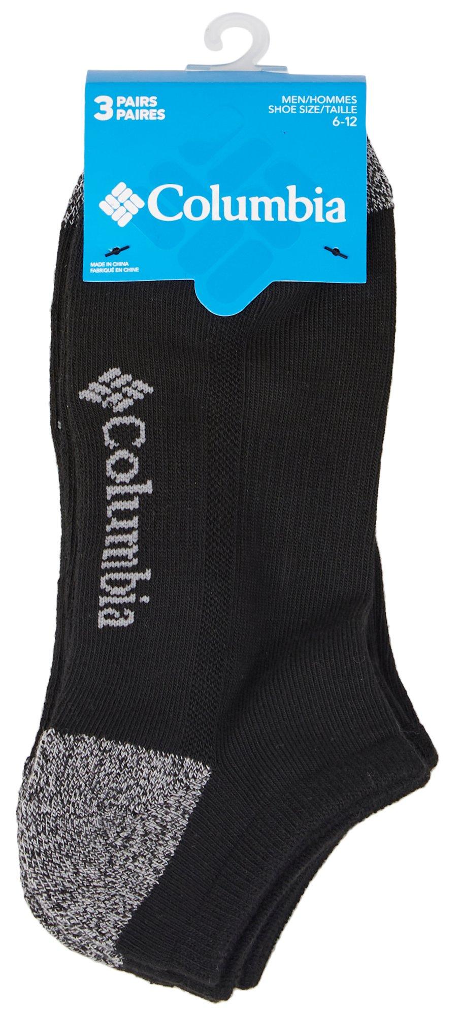 Columbia Mens 3-pk. Half Cushion Low Cut Socks
