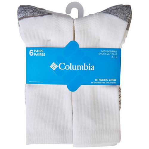 Columbia Mens 6-pk. Athletic Crew Socks