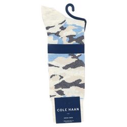 Cole Haan Mens Abstract Print Dress Crew Socks