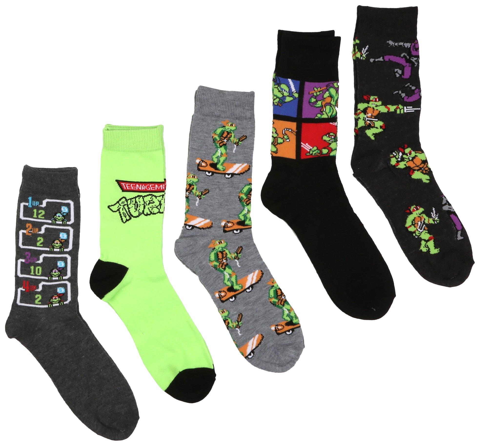 Mens 5pk. Casual Crew Socks Sets