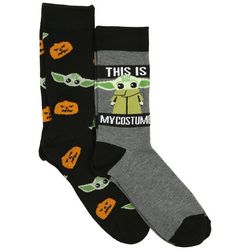Star Wars Mens 2pk. Halloween Crew Socks
