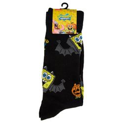 SpongeBob Squarepants Mens Halloween Casual Crew Socks