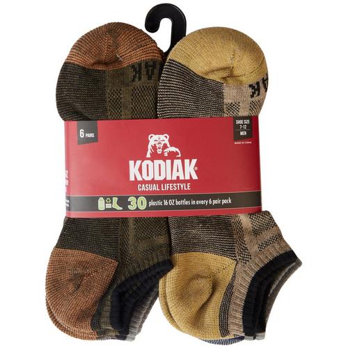 Kodiak Mens 6-Pr. Low Cut Socks