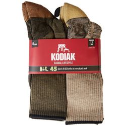 Kodiak Mens 6-Pr. Crew Socks