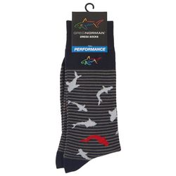 Greg Norman Collection Mens Gem Dandy  Print Dress Socks