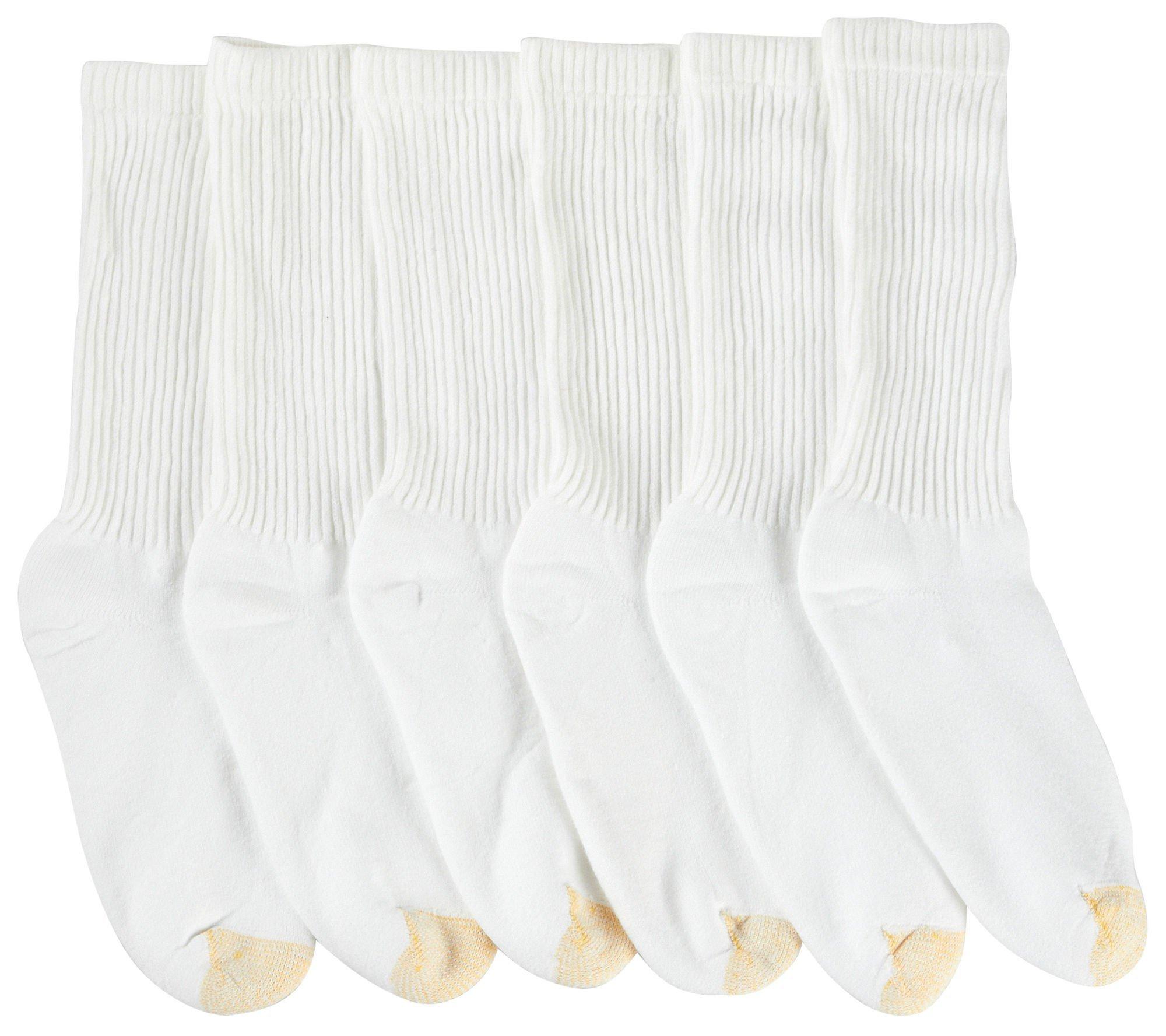 6-pk. Cotton Crew Socks