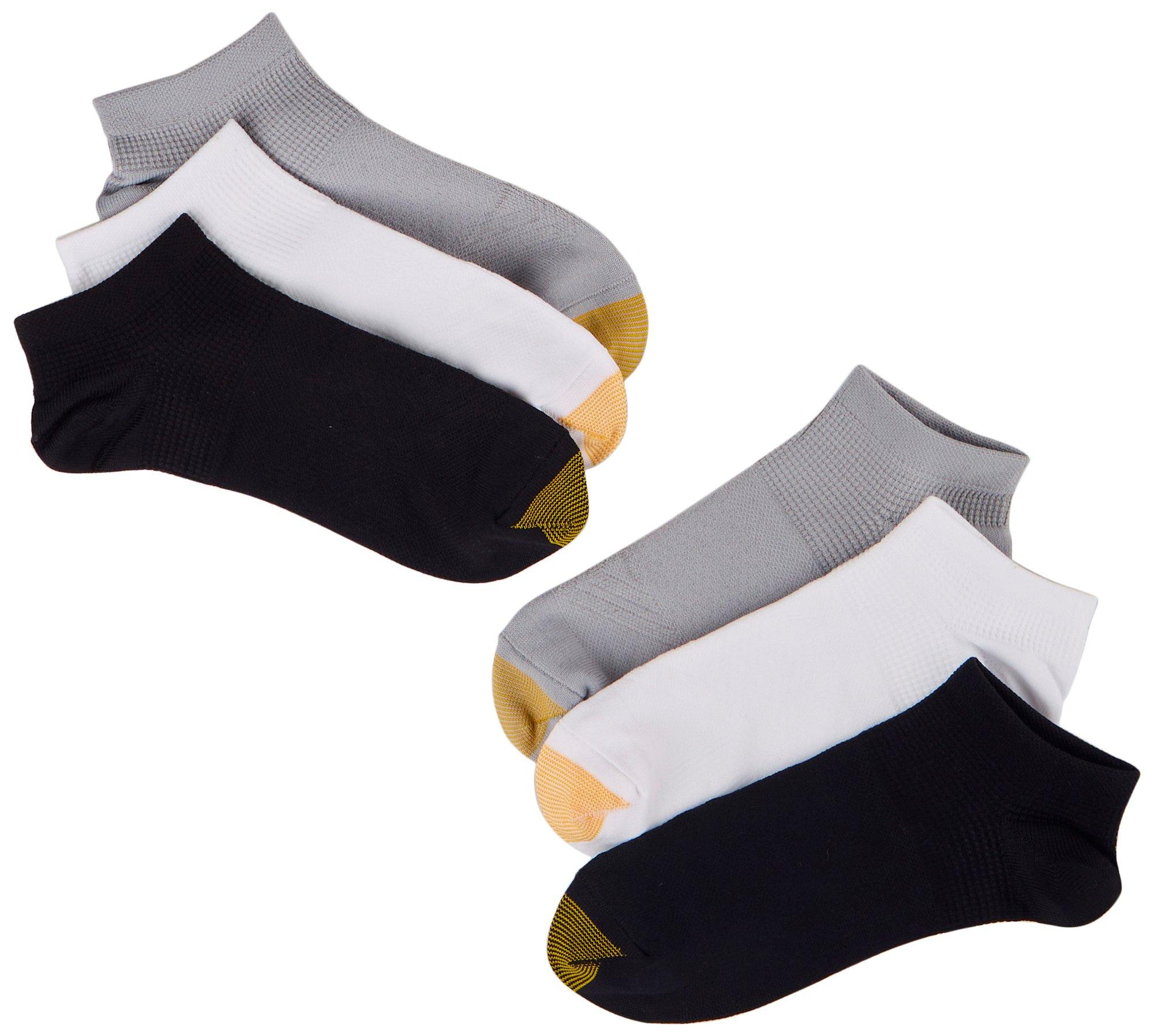 Mens 6-pk. Lightweight Sport Low Cut Socks