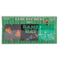 Davco Mens 3-Pk Game Day Socks