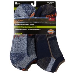 Dickies Mens 6-Pk Performance Outdoor Midweight Footie Socks