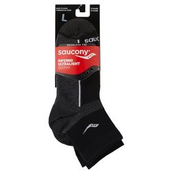 Saucony Mens 6-pk. Inferno Ultralight Quarter Socks