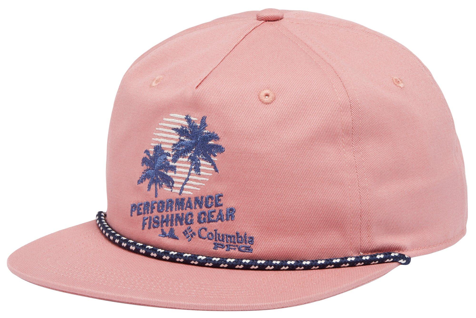 Columbia Mens PFG Back Tack Solid Cotton Retro Snapback Hat
