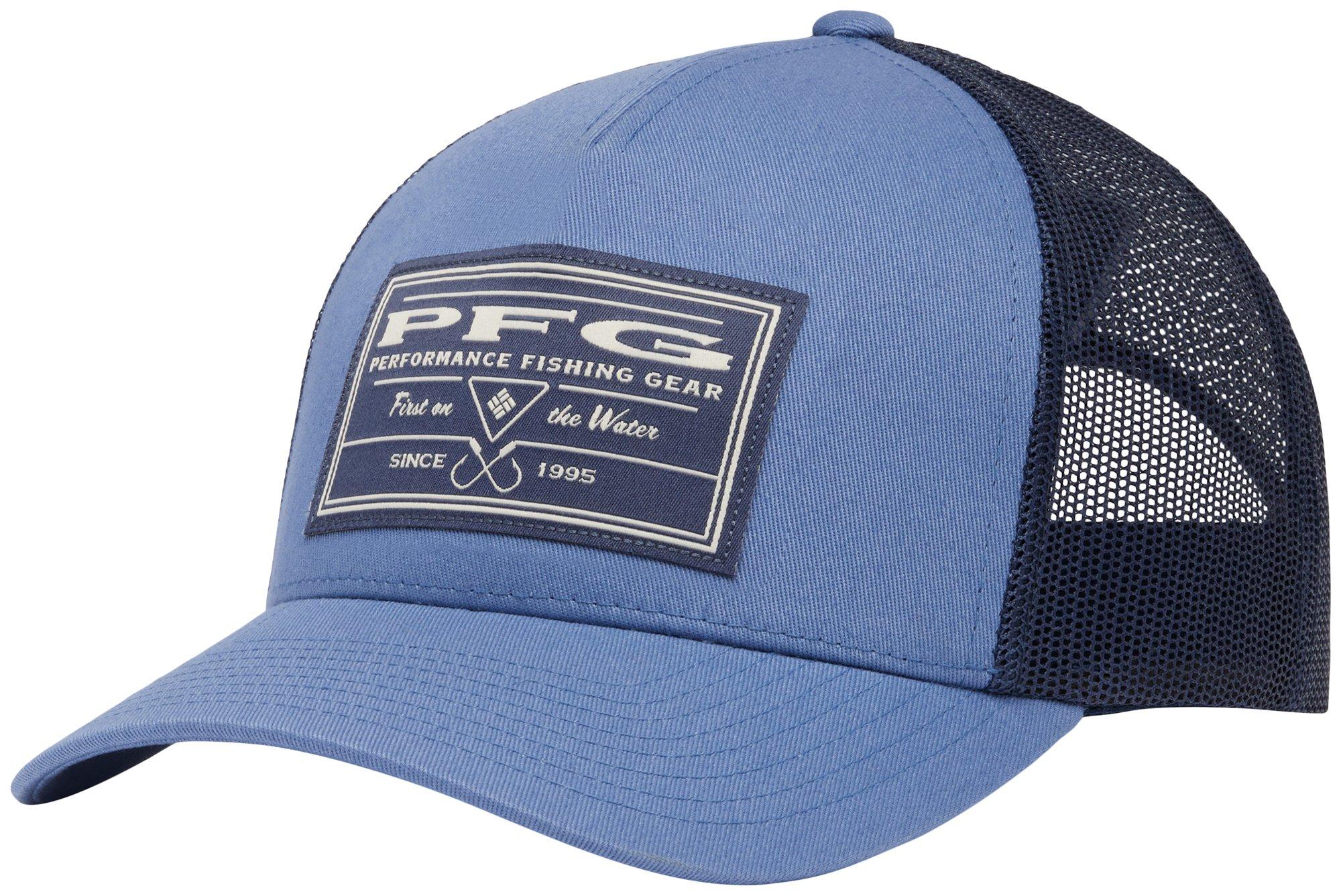Columbia Mens PFG Logo Patch Mesh Trucker Hat