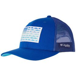 Columbia Mens Solid Fish Flag Patch Baseball Hat